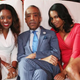 Al Sharpton with Tamika Mallory (left) and girlfriend Aisha McShaw (Johnny Nunez/Getty Images)